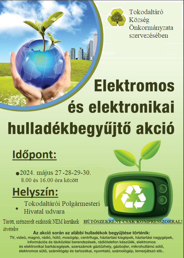 Elektronikai hulladek plakat