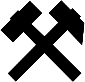 300px Mining symbol.svg